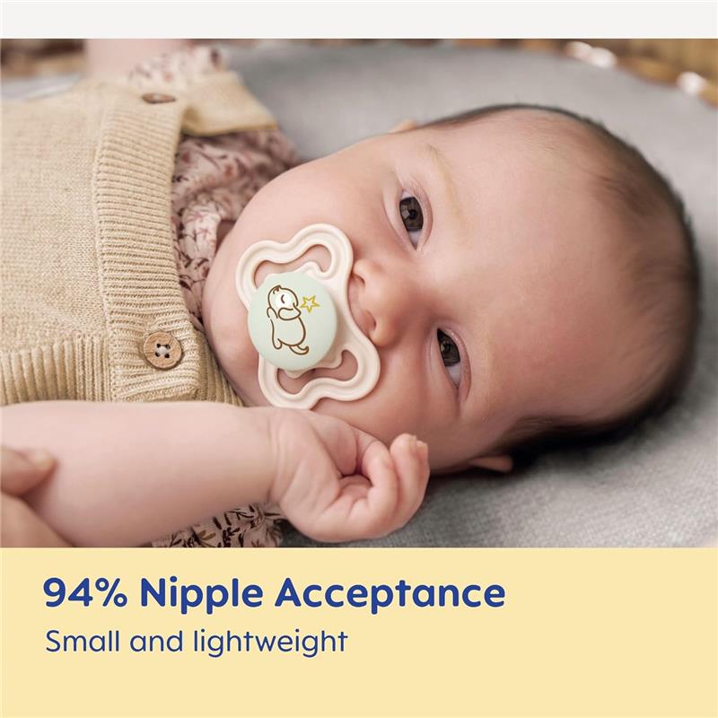 Mam - 2Pk Mini Air Pacifier Unisex, 0/6M  Image 4