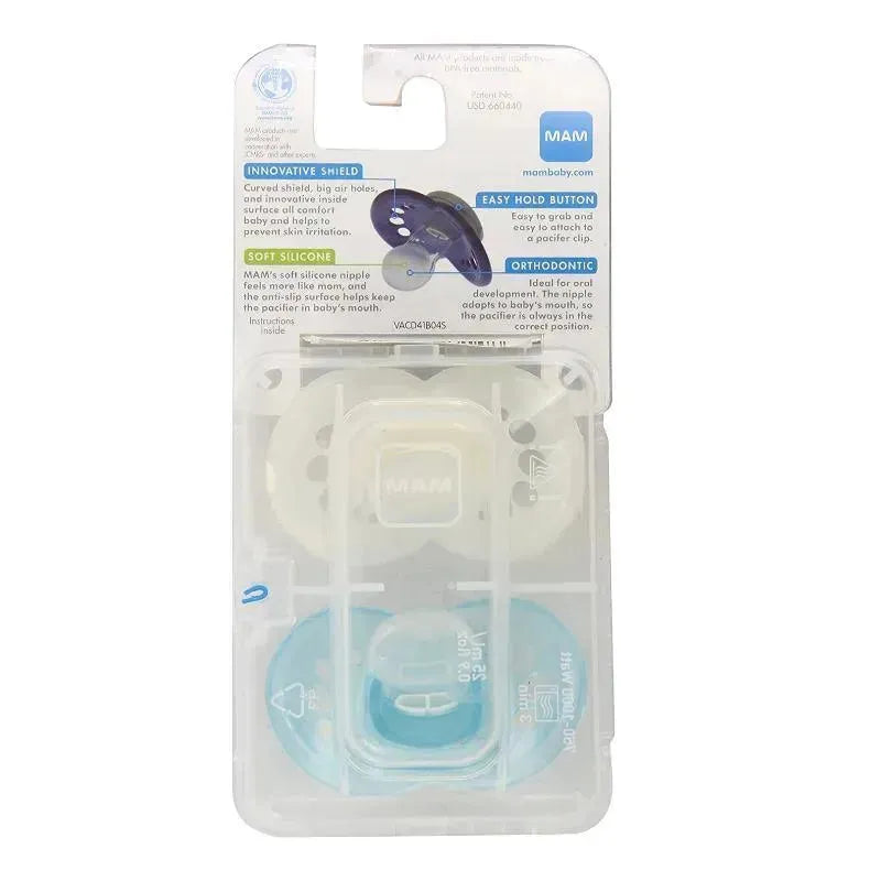 Mam Original 6+ M Pacifiers - Colors May Vary, 2-Pack Image 3