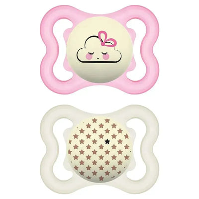 Mam - Supreme Night Pacifier 0-6 Months, Girl Image 1