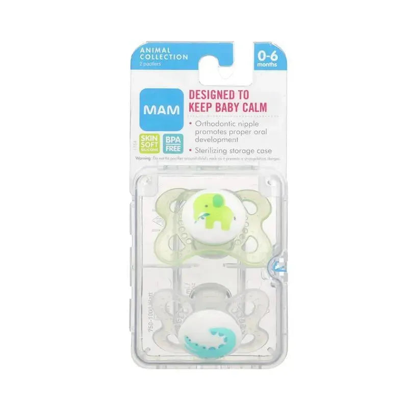 Mam Unisex Animal Pacifiers, 0-6M Image 2