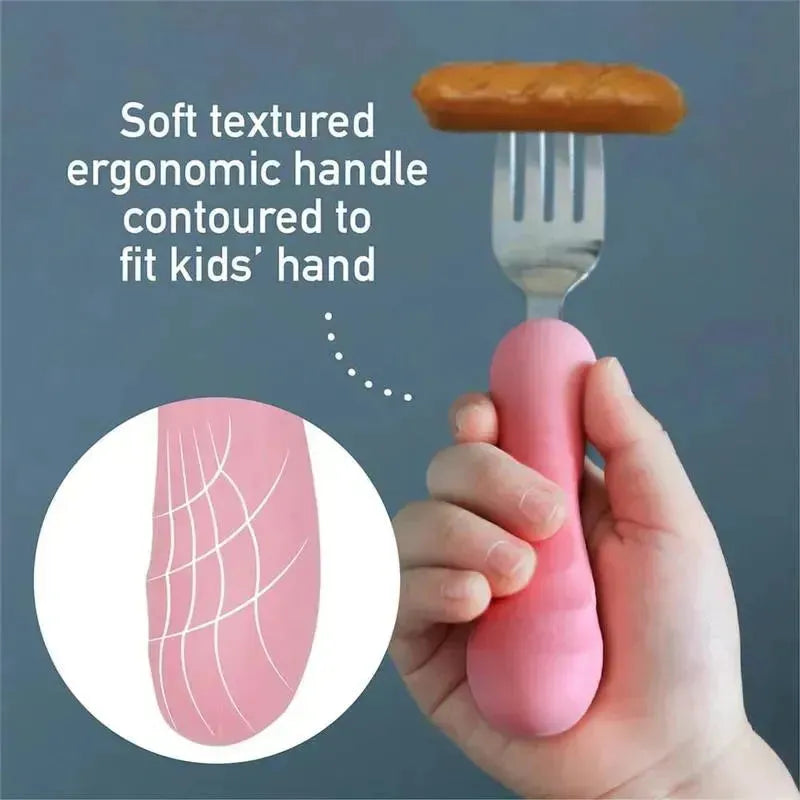 Marcus & Marcus - Game Anatomical Spoon Fork and Knife Elephant 3pcs Image 4