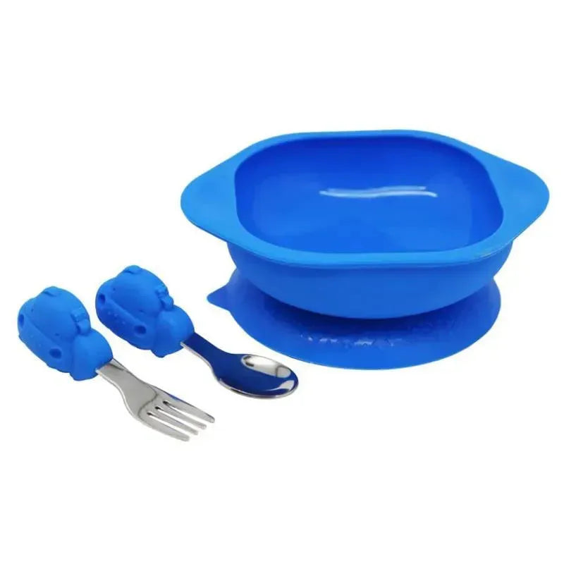 Marcus & Marcus - Lucas Toddler Mealtime Set, Blue Image 1