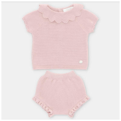 Martin Aranda - 2Pk Baby Girl Sweater & Knit Bloomer Set Catania, Lavanda Image 1
