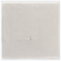 Martin Aranda Baby Blanket Knit Quebec One Size Beige Image 2