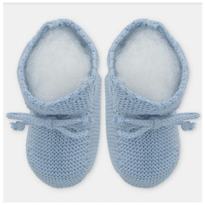 Martin Aranda - Baby Booties Knit Montefioralle, Blanco Roto Image 1