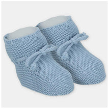 Martin Aranda - Baby Booties Knit Montefioralle, Blanco Roto Image 2