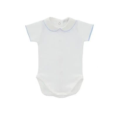 Martin Aranda - Baby Boy Body Interlock Dobby, Blue Image 1