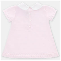 Martin Aranda Baby Girl Dress Knit Montreal, Light Pink Image 2