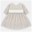 Martin Aranda Baby Girl Dress Quebec, Beige Image 1