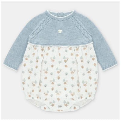 Martin Aranda - Baby Girl Knit & Woven Short Romper Sheffield  Image 1