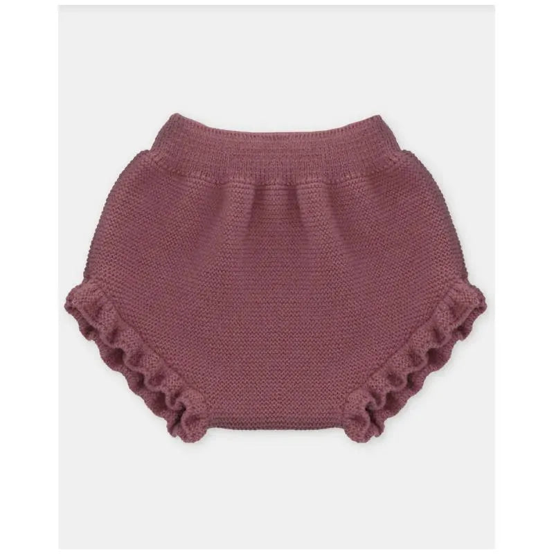 Martin Aranda - Baby Girl Separate Knit Bloomer Plum, Light Pink Image 1