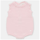 Martin Aranda - Baby Girl Short Knit Romper Airola, Lavanda Image 1