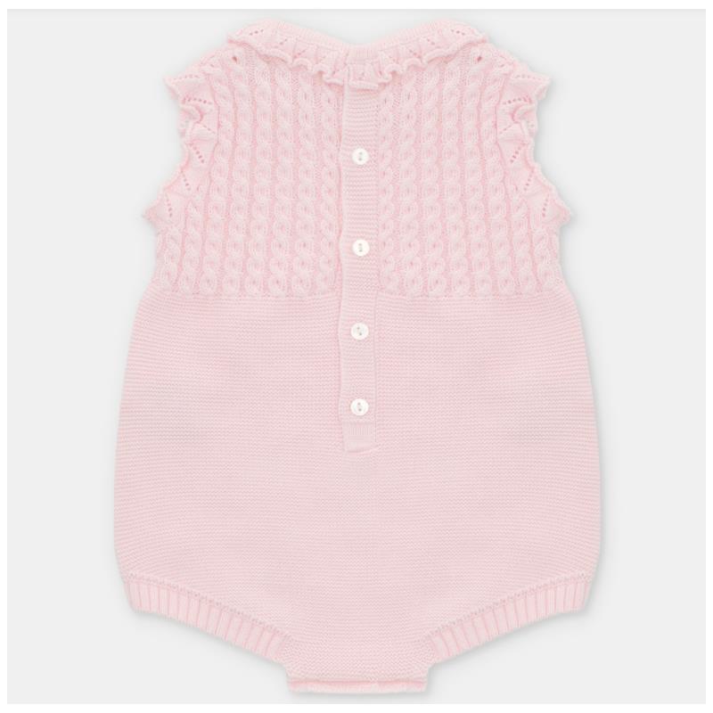 Martin Aranda - Baby Girl Short Knit Romper Airola, Lavanda Image 2