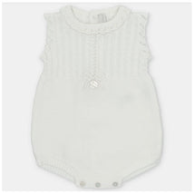 Martin Aranda Baby Girl Short Romper Knit Regina, Light Pink Image 1