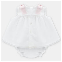 Martin Aranda Baby Grl Set Dress & Bloomer Montreal, Pink Mix Image 2