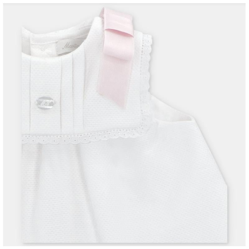 Martin Aranda Baby Grl Set Dress & Bloomer Montreal, Pink Mix Image 3
