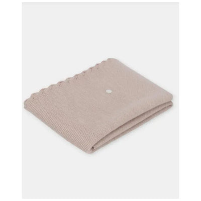 Martin Aranda - Baby Knit Blanket Peonia, Light Pink Image 1