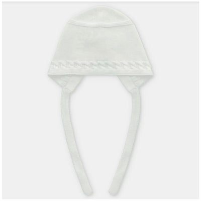 Martin Aranda Baby Knit Bonnet Quebec, Beige Image 1