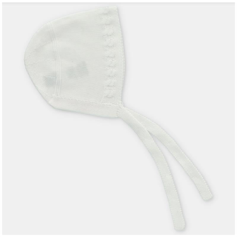 Martin Aranda Baby Knit Bonnet Quebec, Beige Image 3