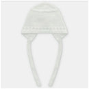 Martin Aranda Baby Knit Bonnet Regina White Image 1