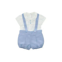 Martin Aranda - Baby Set Shirt & Bloomer Woven Boy Campanilla, Blue Image 1
