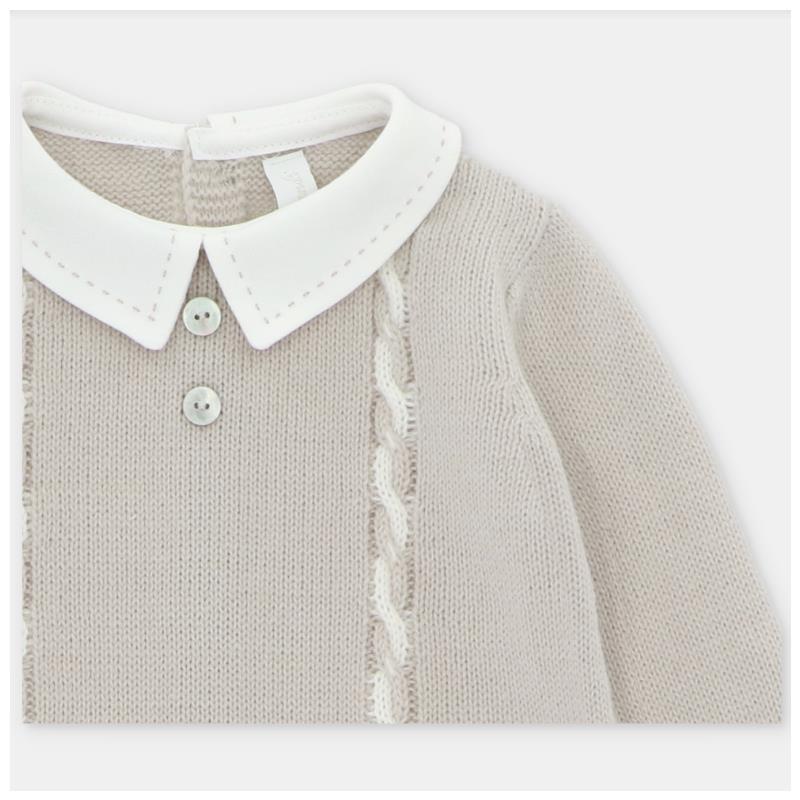 Martin Aranda - Draylon Long Romper With Feet Newport, Pastel Blue Image 3