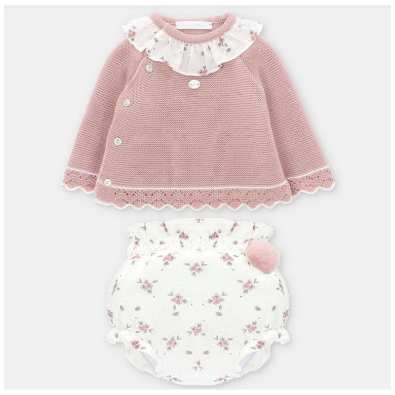 Martin Aranda - Draylon Set: Sweater Matching Bloomer Cardiff Dusty Rose Image 1