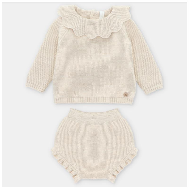 Martin Aranda - Draylon Set: Sweater & Shorts (All Knitwear) Liverpool Beige Image 1