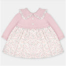 Martin Aranda Dress In Sweater Knit & Fabric Mix, Lena Dusty Rose