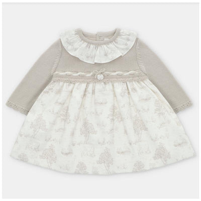 Martin Aranda - Knit/Woven Mix Dress Newport, Stone Image 1