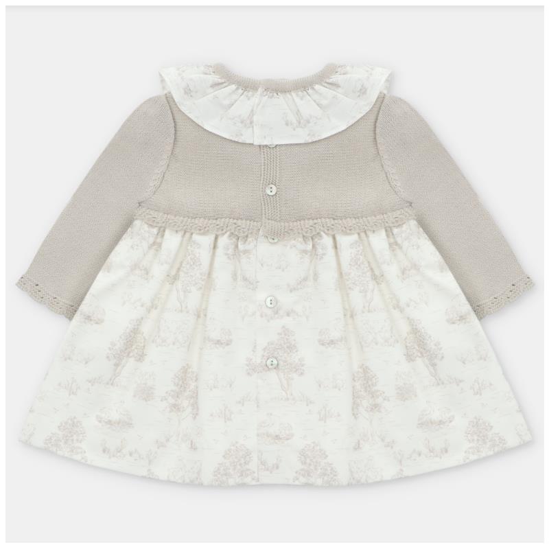 Martin Aranda - Knit/Woven Mix Dress Newport, Stone Image 2