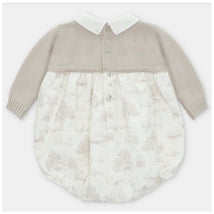 Martin Aranda - Knit & Woven Short Romper Newport, Stone Image 2