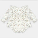 Martin Aranda Set Dress & Bloomer In Woven Fabric, Aller Beige