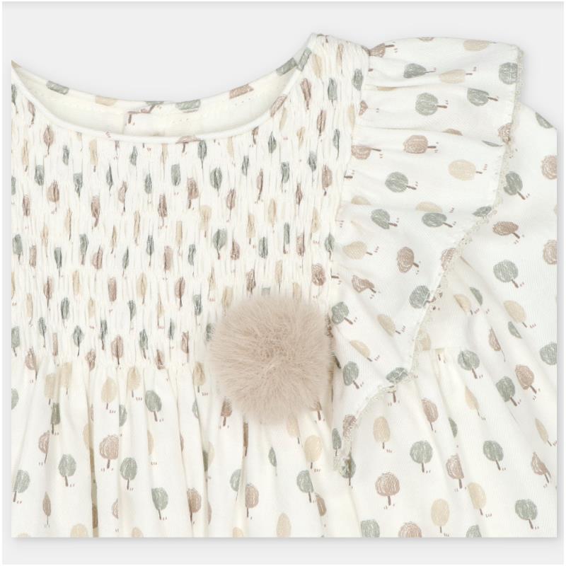 Martin Aranda Set Dress & Bloomer In Woven Fabric, Aller Beige