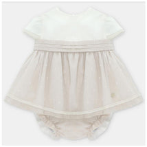 Martin Aranda Set Dress & Bloomer Linen Quebec, Beige Image 1