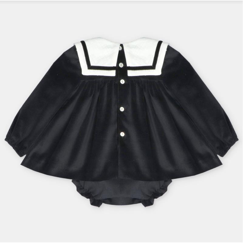 Martin Aranda Set Dress & Bloomer Velvet In Velvet, Pesoz Black