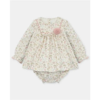 Martin Aranda - Set Dress & Matching Bloomer Peonia, Rosa Palo Image 1