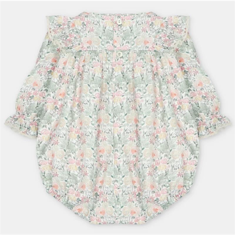Martin Aranda Short Romper In Woven Fabric, Pravia Green