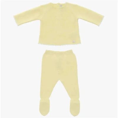 Martin Aranda - Take Me Home Knit Sweater & Leggings Set Ibiza, Yellow Image 1