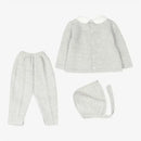 Martin Aranda - Take Me Home Set Aranes Sweater, Leggins & Bonnet, Beige Image 3