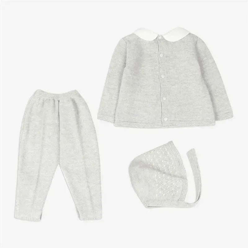 Martin Aranda - Take Me Home Set Aranes Sweater, Leggins & Bonnet, Beige Image 3