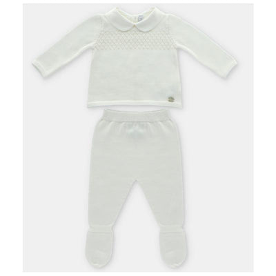 Martin Aranda - Take Me Home Set Sweater & Leggings Knit Albi, White Image 1