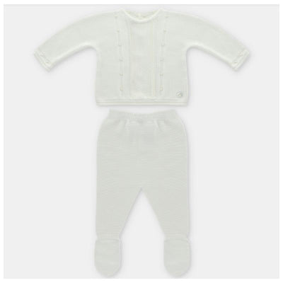 Martin Aranda - Take Me Home Set Sweater & Leggings Knit Firenze, Blanco Roto Image 1