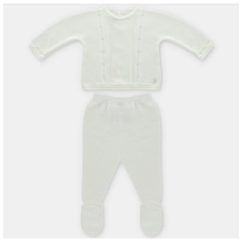 Martin Aranda - Take Me Home Set Sweater & Leggings Knit Firenze, Blanco Roto Image 1