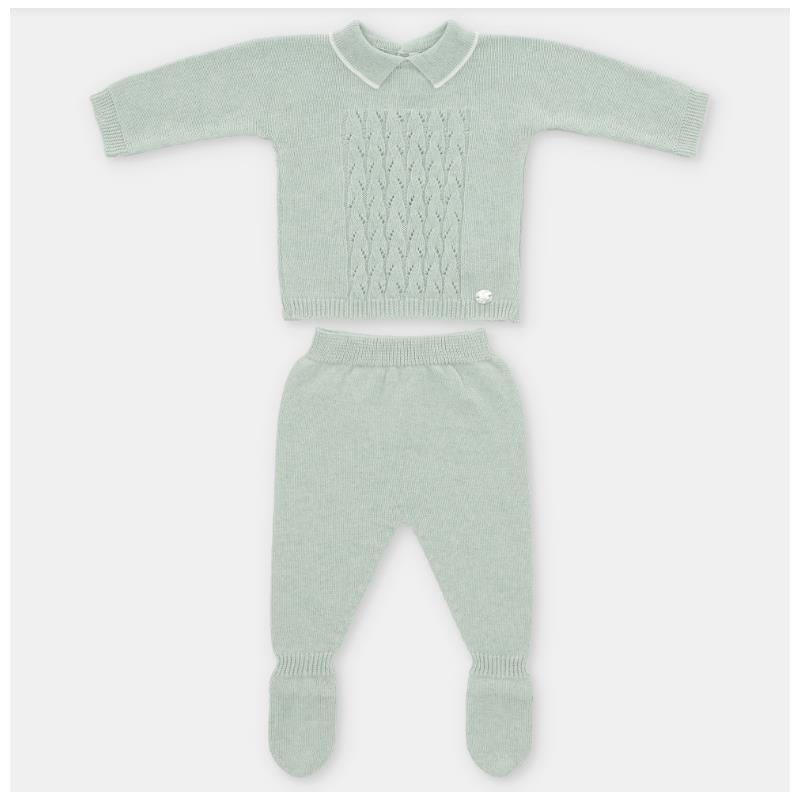 Martin Aranda - Take Me Home Set Sweater & Leggings Knit Lucca, Azul Océano Image 1