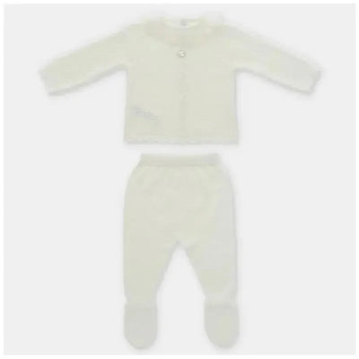 Martin Aranda - Take Me Home Set Sweater & Leggings Knit Marfil, Pink Ciruela Image 1