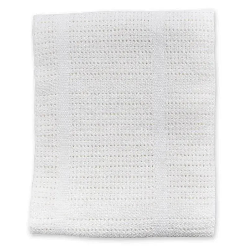 Mary Meyer Cellular Baby Blanket, White Image 2