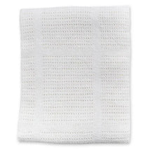 Mary Meyer Cellular Baby Blanket, White Image 2