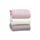Mary Meyer - Lulujo Waffle Blanket, Cream Vanilla Image 3