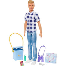 Mattel - Barbie Blonde Ken Doll with Blue Eyes in Plaid Shirt Image 1